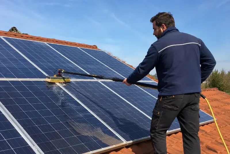 Nettoyage et entretien de panneaux solaires à Loupiac
